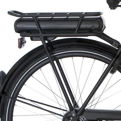 Cortina e-u1 50 achterdrager in mat zwart