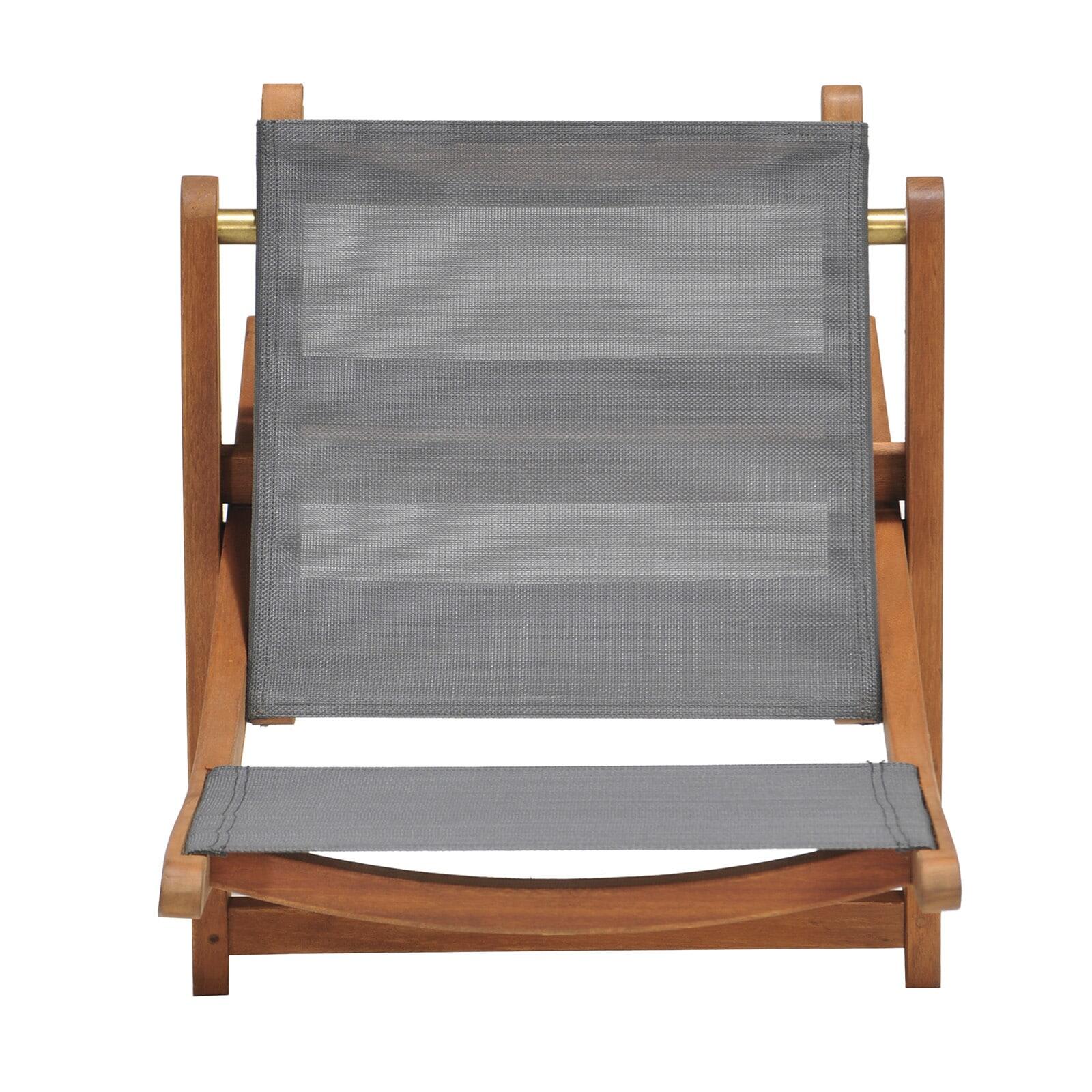 Silla de Jardín Chillvert Plegable Madera 50,65x49,60x93,20 cm 5/5