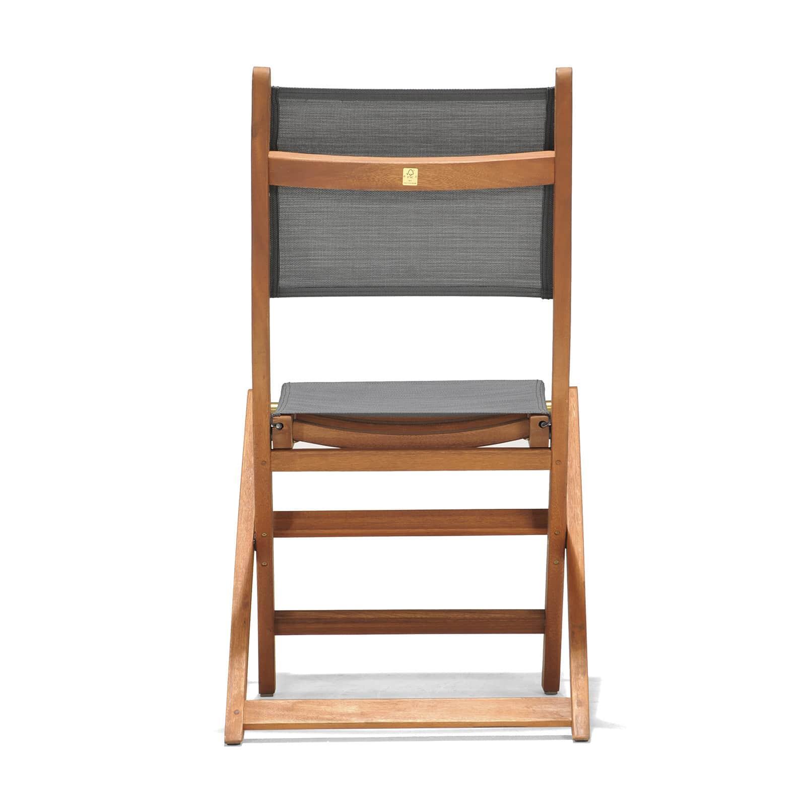 Silla de Jardín Chillvert Plegable Madera 50,65x49,60x93,20 cm 3/5