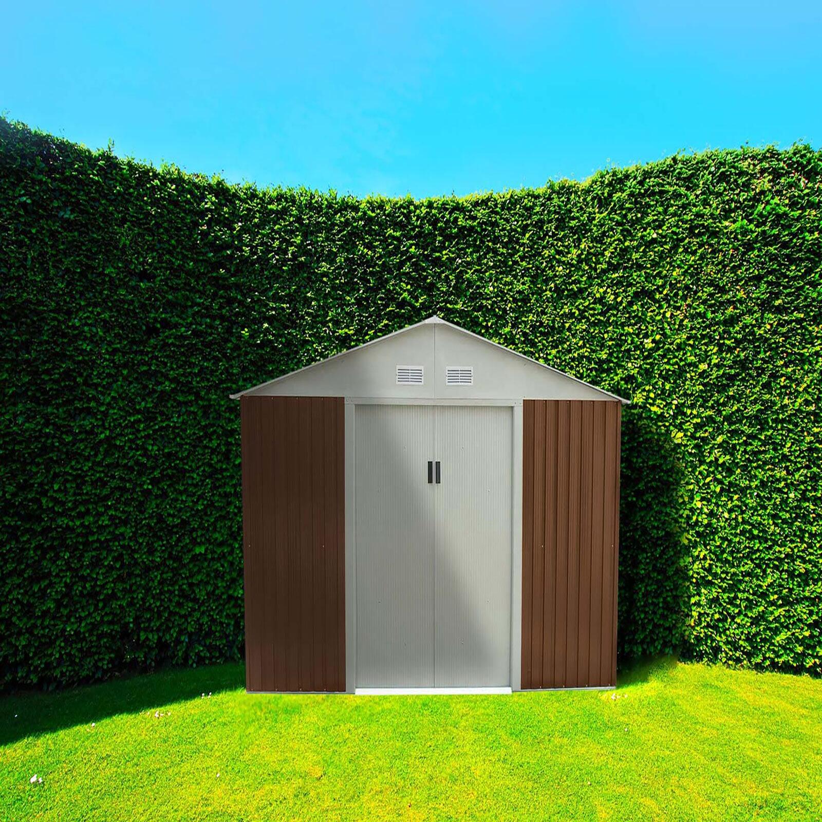 Caseta Metálica Gardiun Bristol 7,74 m² Exterior 241x321x205 cm Acero Galvanizad 2/5