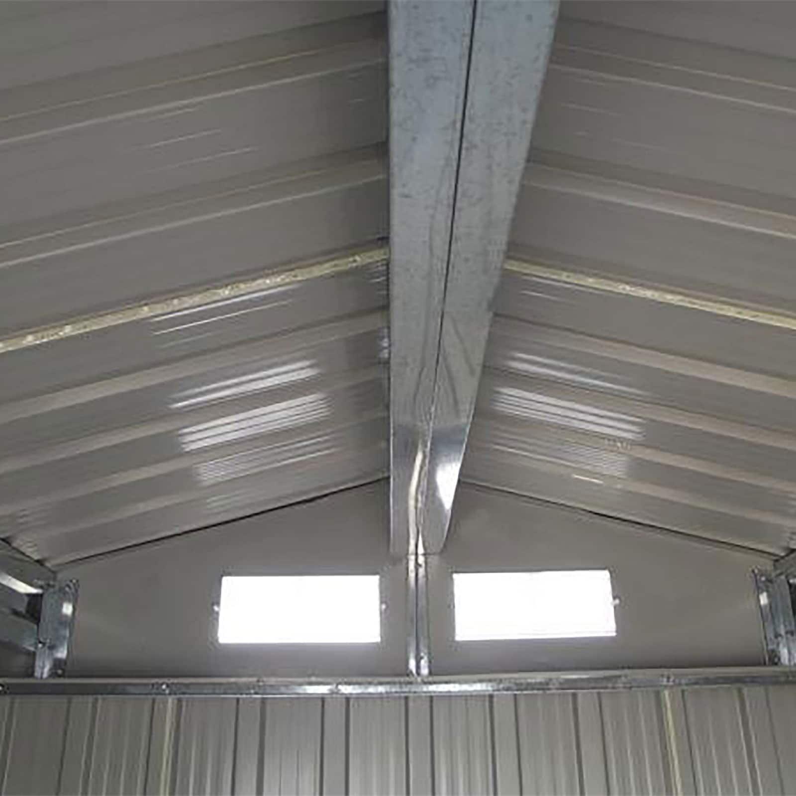 Caseta Metálica Gardiun Bristol 7,74 m² Exterior 241x321x205 cm Acero Galvanizad 5/5