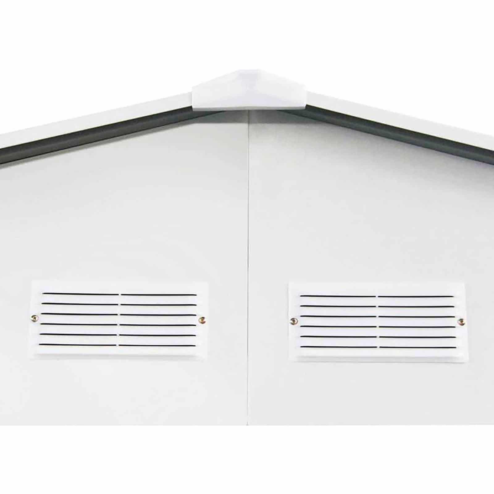 Caseta Metálica Gardiun Bristol 7,74 m² Exterior 241x321x205 cm Acero Galvanizad 3/5