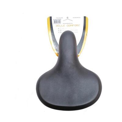 Selle comfort comfort urban junior kinderzadel met hangveren. zwart.