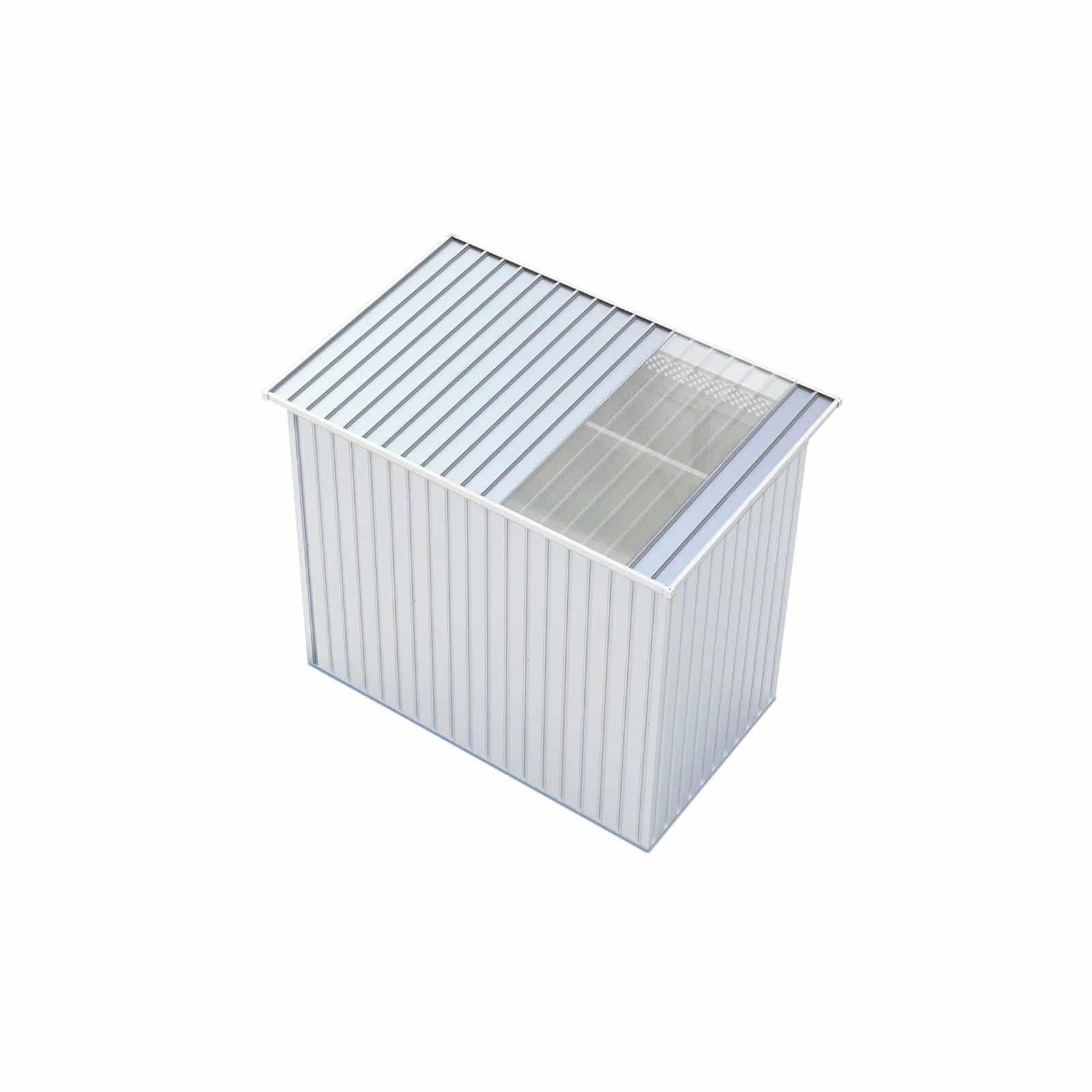 Caseta Metálica Gardiun London 5,71 m² Exterior 206x277x187 cm Acero Galvanizado 3/4