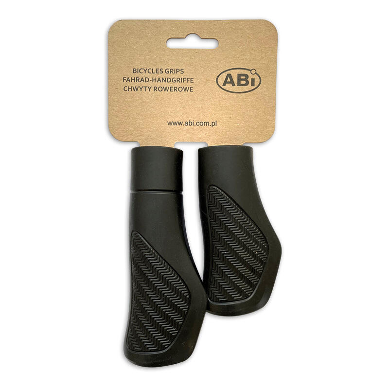 ABI ABI zwarte handvatten, TPE SEBS, flexibel, sterk, UV-bestendig, 130 mm, 95 mm