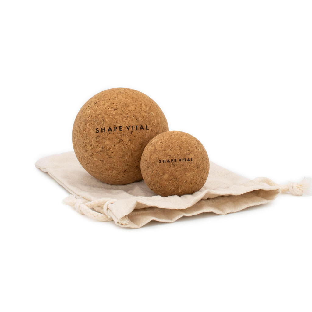 Cork Fascia Ball Set - Trigger Point Ball - Myofascial Release - Physio