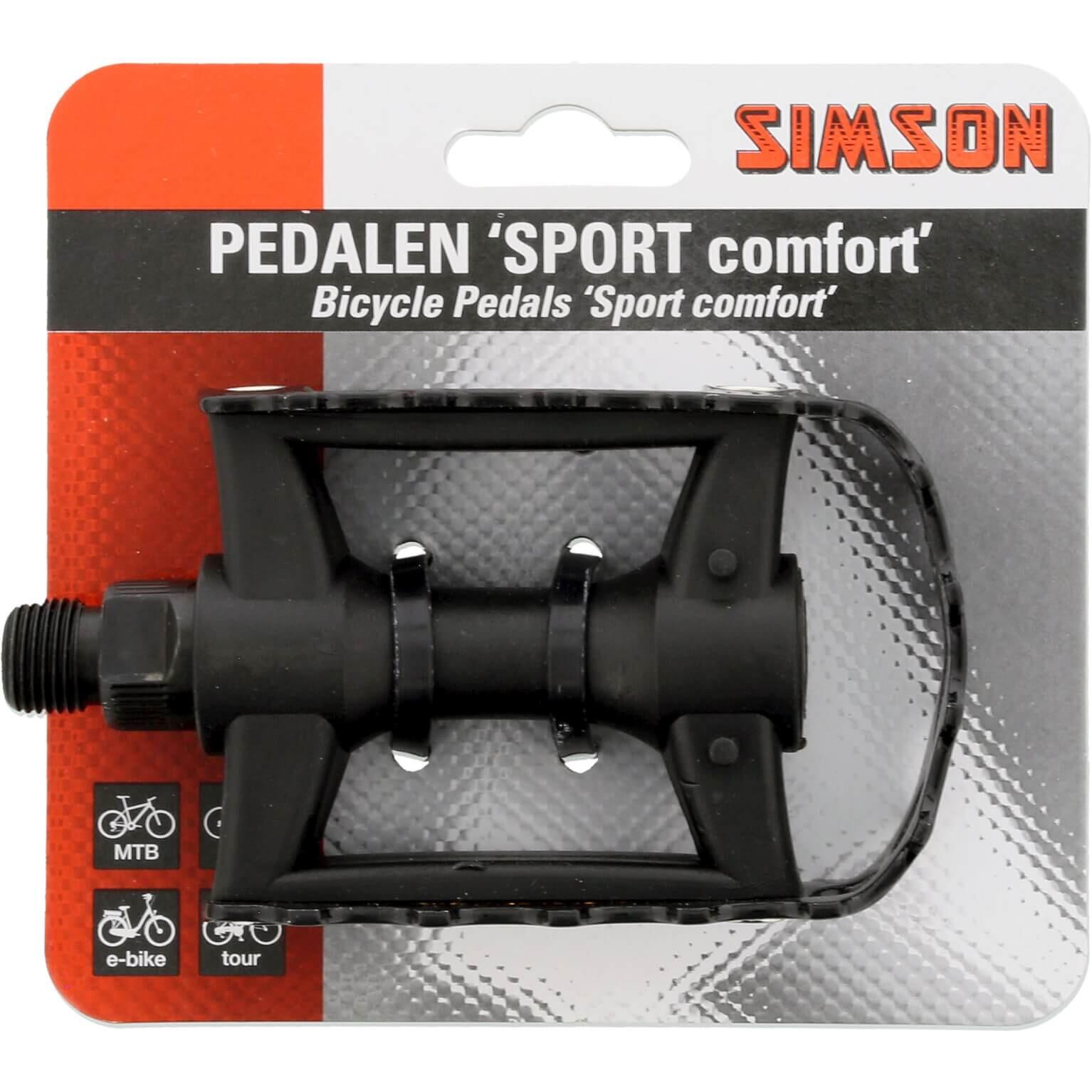 Simson -Pedale Sportkomfort 2/3