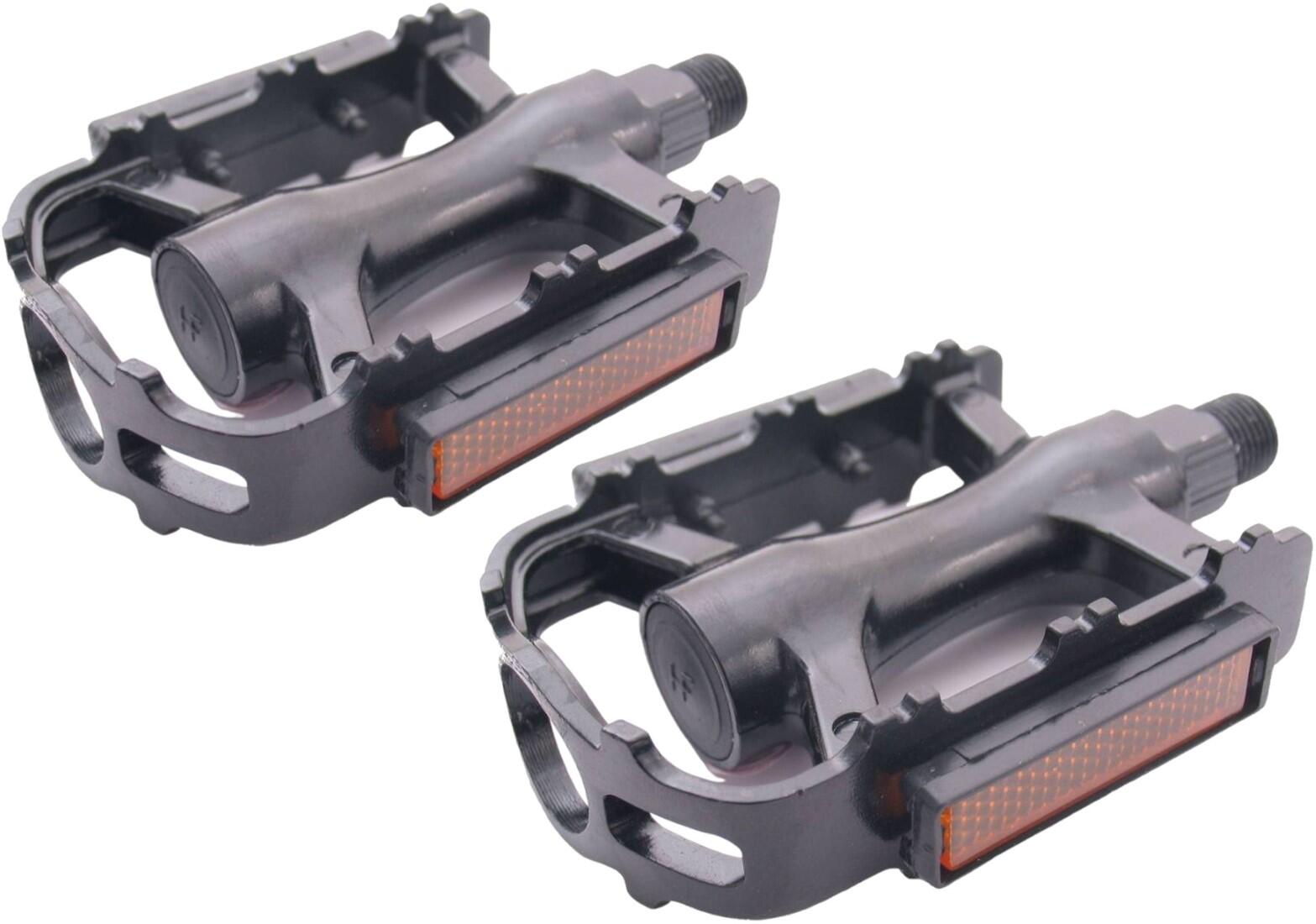 Pédales Edge aluminium pour BMX et trekking 9/16, roulements à billes, noir 3/3