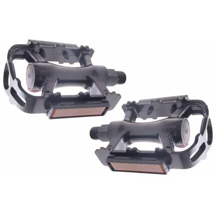 Zestaw Pedałów Mtb/Trekking Luxe - Aluminium Czarny