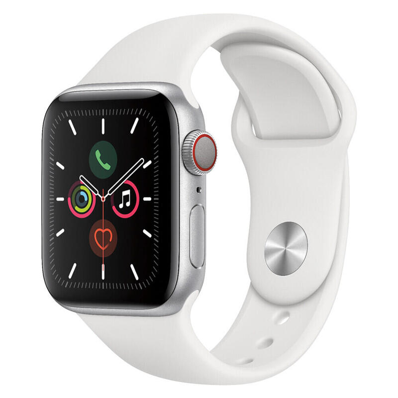 Segunda Vida - Apple Watch SE 40mm GPS+Cellular Prata/Pulseira Branca - Bom