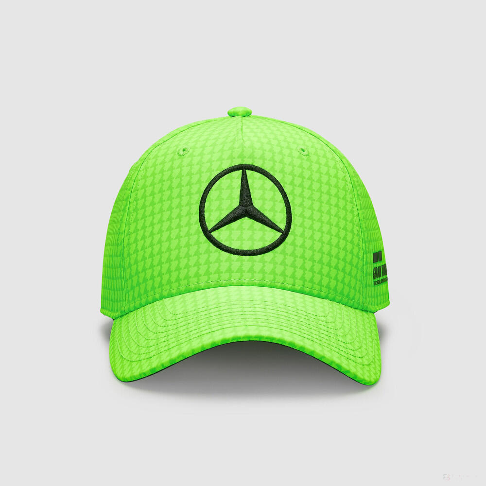Gorra Infantil Mercedes Jr Map F1 Lh Col Driver Bb Cap Verde Neón 2/3