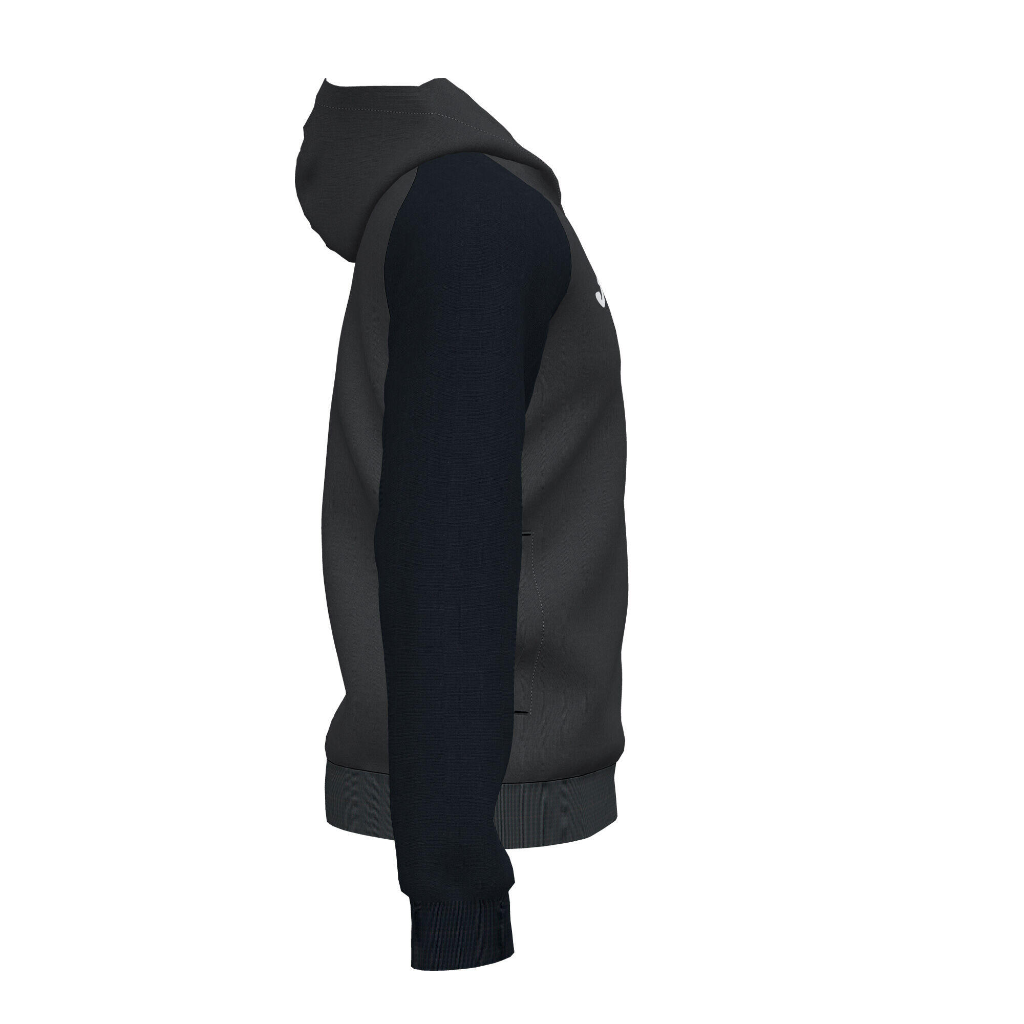 Chaqueta Con Capucha Fútbol Hombre Joma Academy IV Antracita 5/5