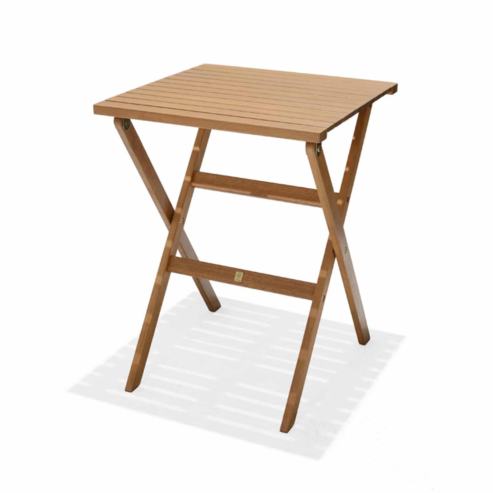 Mesa de jardim Chillvert Milan Wood 56x56x74 cm quadrado 2 para convidados
