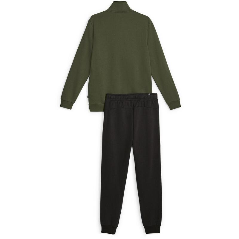 Melegítő Puma Clean Sweat Suit, Zöld, Férfiak