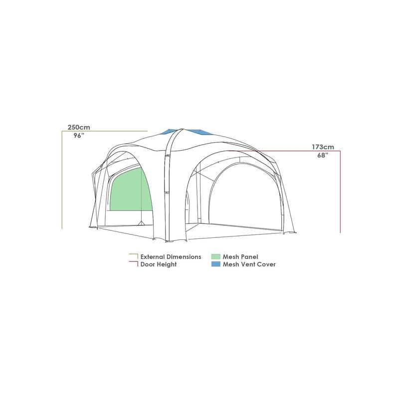 Pavillon aufblasbar Zempire Aerobase 3 Pro ZEMPIRE DECATHLON