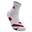 wucht P5 Badminton Socks Mid Cut Grey with Power Berry Size 1