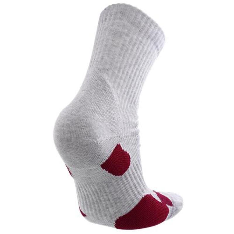 wucht P5 Badminton Socks (中筒襪 - 灰色) Size 2