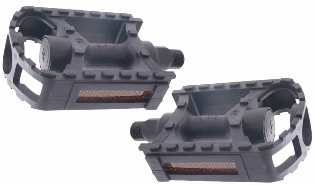 EDGE Pedaalset Mtb Eco Kunststof - Zwart