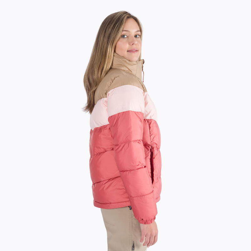 Straßenjacke Puffect Color Blocked Jacket Damen - rot
