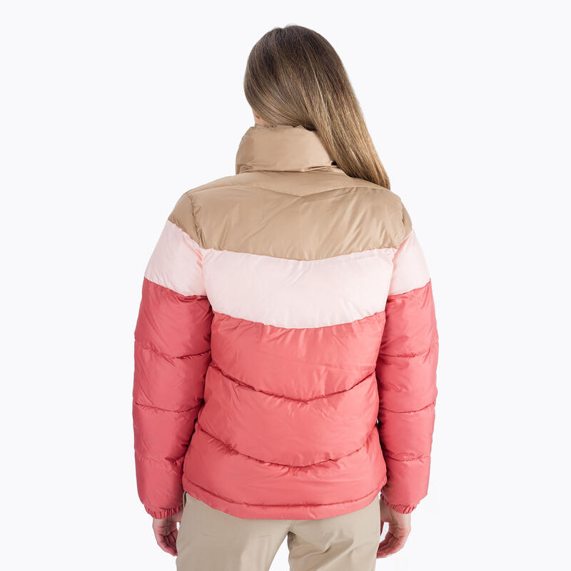 Straßenjacke Puffect Color Blocked Jacket Damen - rot