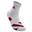 wucht P5 Badminton Socks Mid Cut Grey with Power Berry Size 3