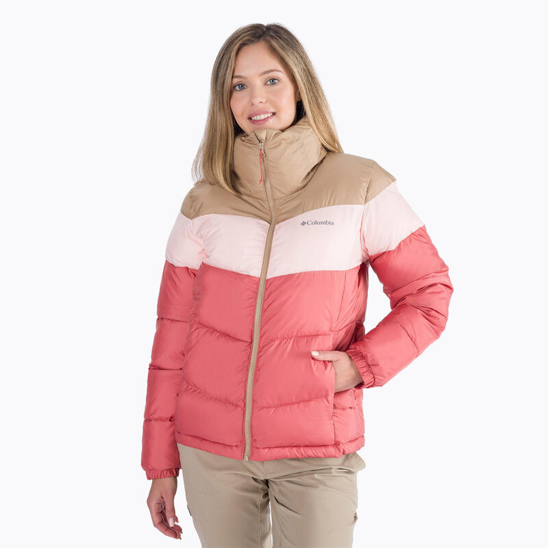 Piumino Columbia Puffect color block da donna