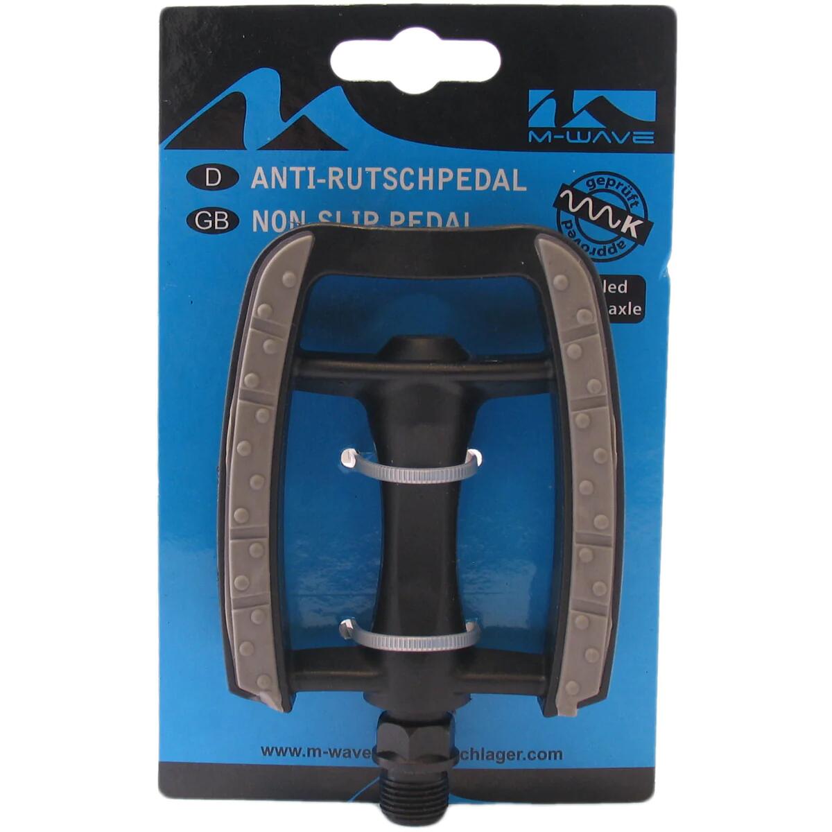 Jeu De Pédales Plastique Antidérapant Noir 3/3