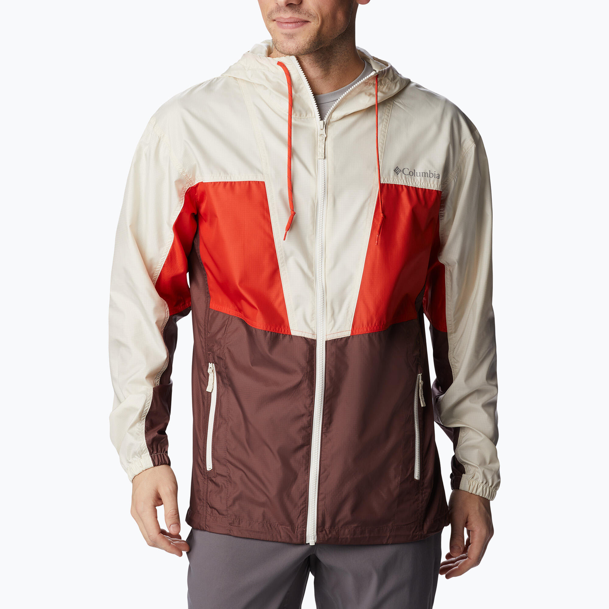 Jaqueta corta-vento masculina Columbia Trail Traveler 3/7