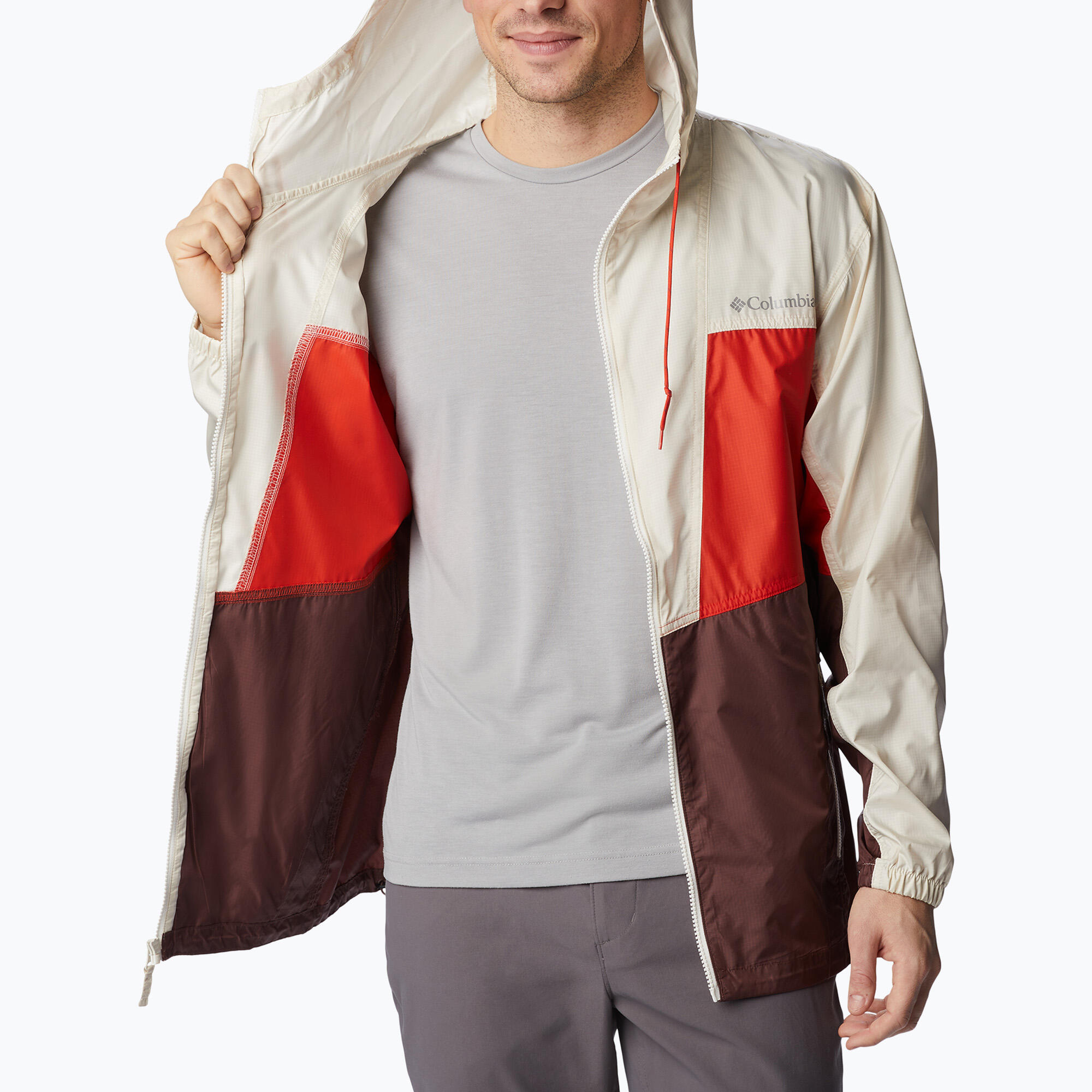 Jaqueta corta-vento masculina Columbia Trail Traveler 5/7