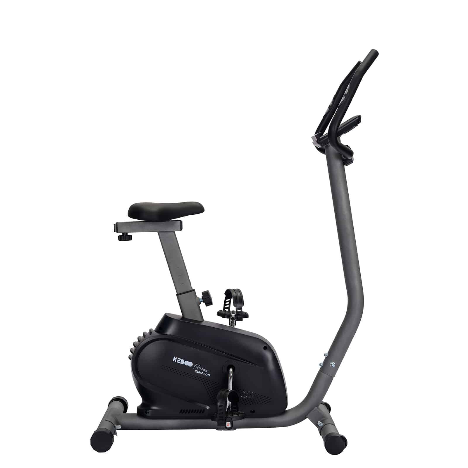 Bicicleta estática motorizada keboo 900 pulsômetro, 16 níveis, ajustável e tela
