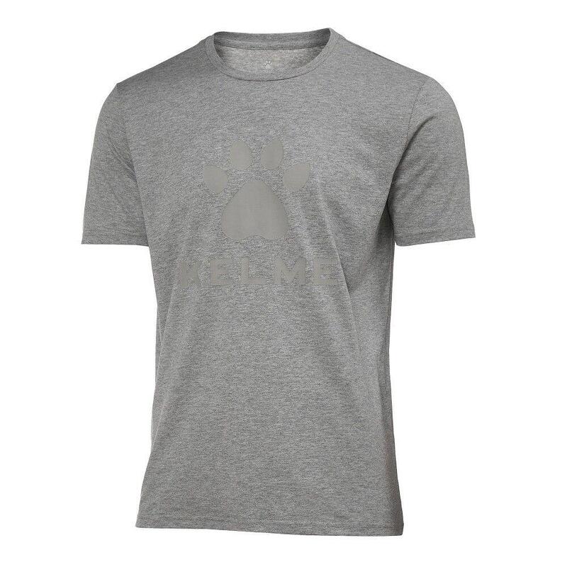 T-shirt de manga curta Kelme Basic para homem em cinzento/cor de carbono