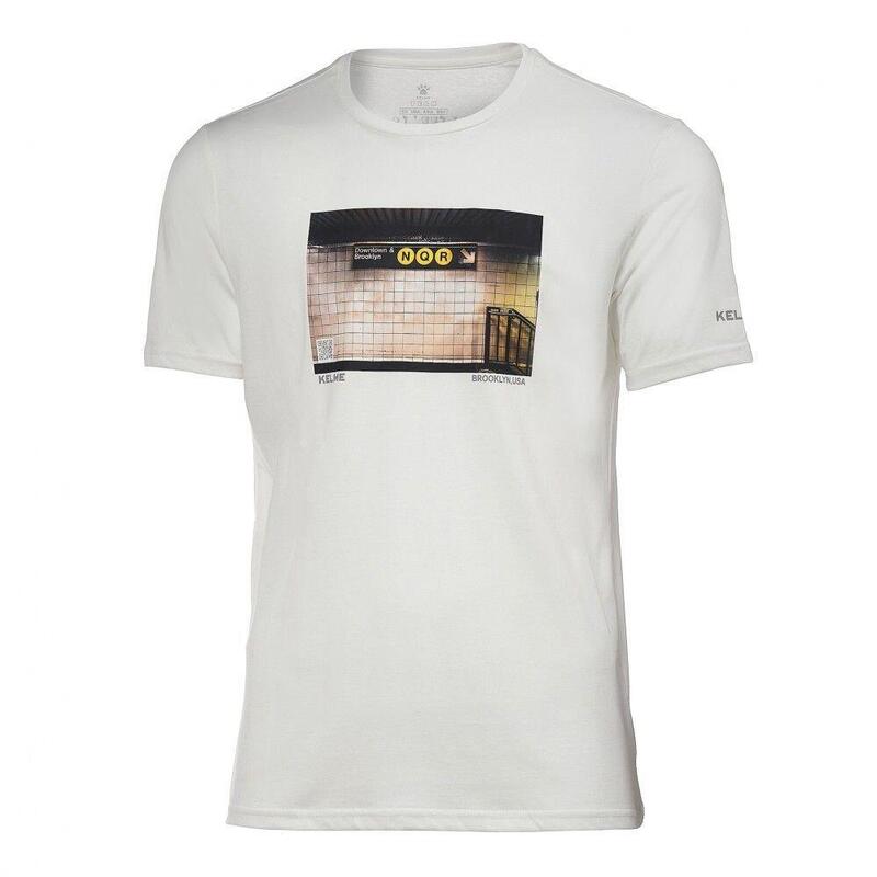 T-shirt de manga curta Neighbourhoods para homem da Kelme em branco