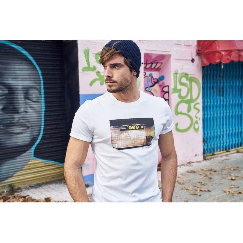 Camiseta Manga Corta Kelme Camiseta Neighbourhoods Hombre En Color Blanco 5/5