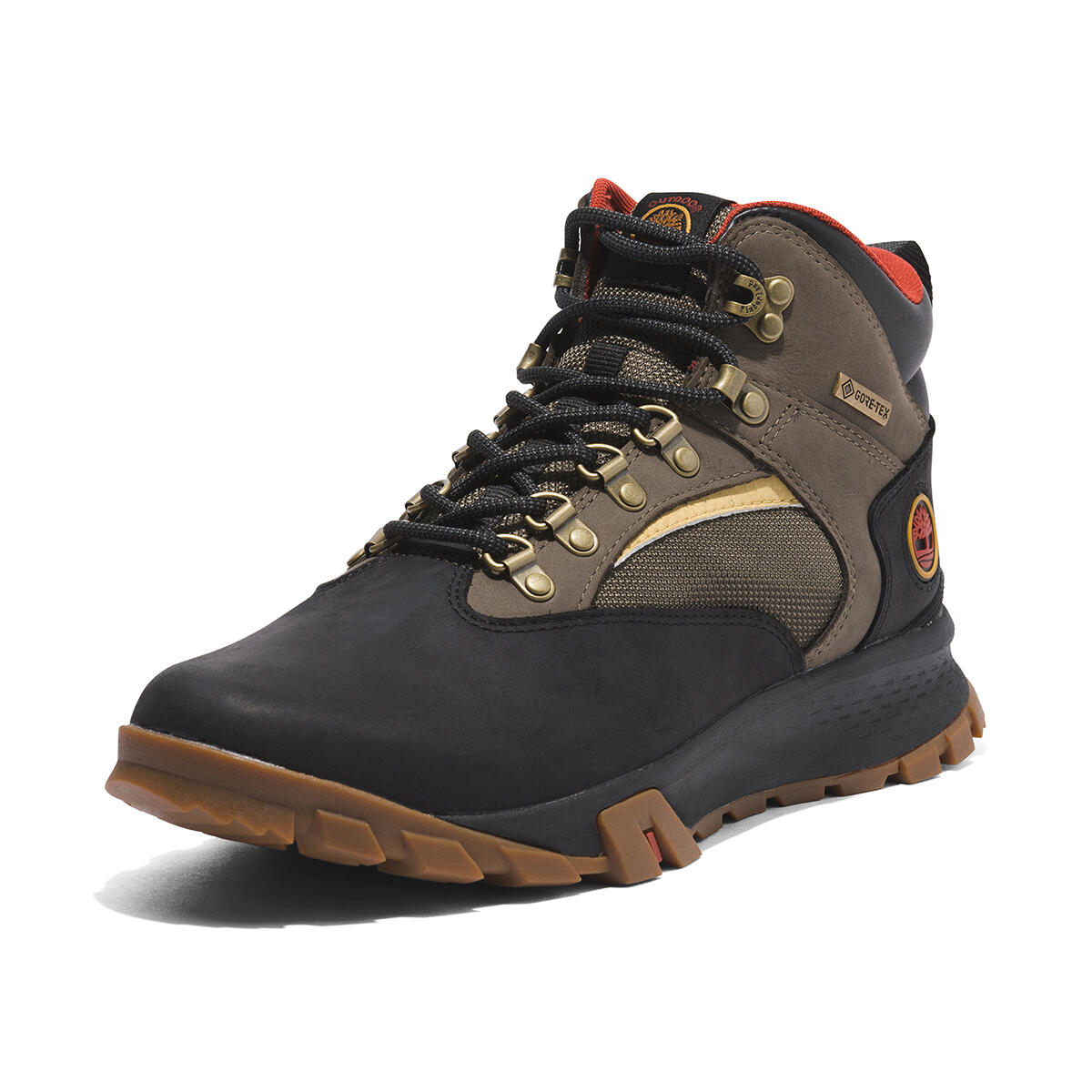 TIMBERLAND Trekkingschuhe Timberland Mt Lincoln Peak Mid Gtx Black Full Grain