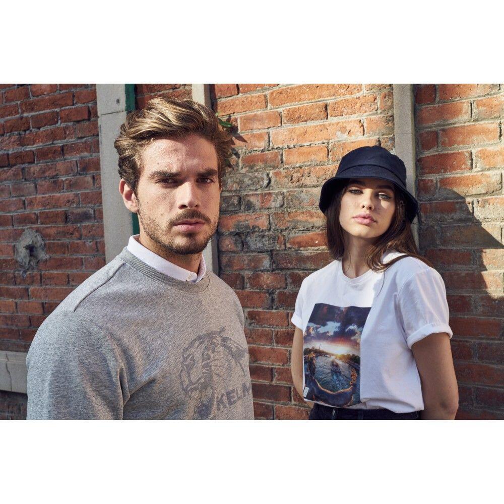 T-shirt de manga curta Neighbourhoods para homem da Kelme em branco 3/4