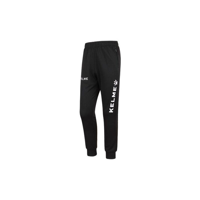 Pantalón Largo Unisex Kelme Global Infantil  Color Negro Y Blan