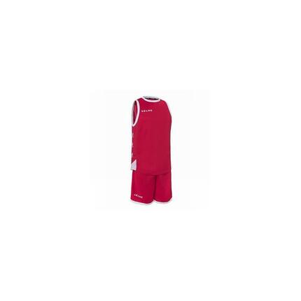 Camiseta Manga Corta Kelme Set Vitoria Unisex En Color Blanco Y Rojo
