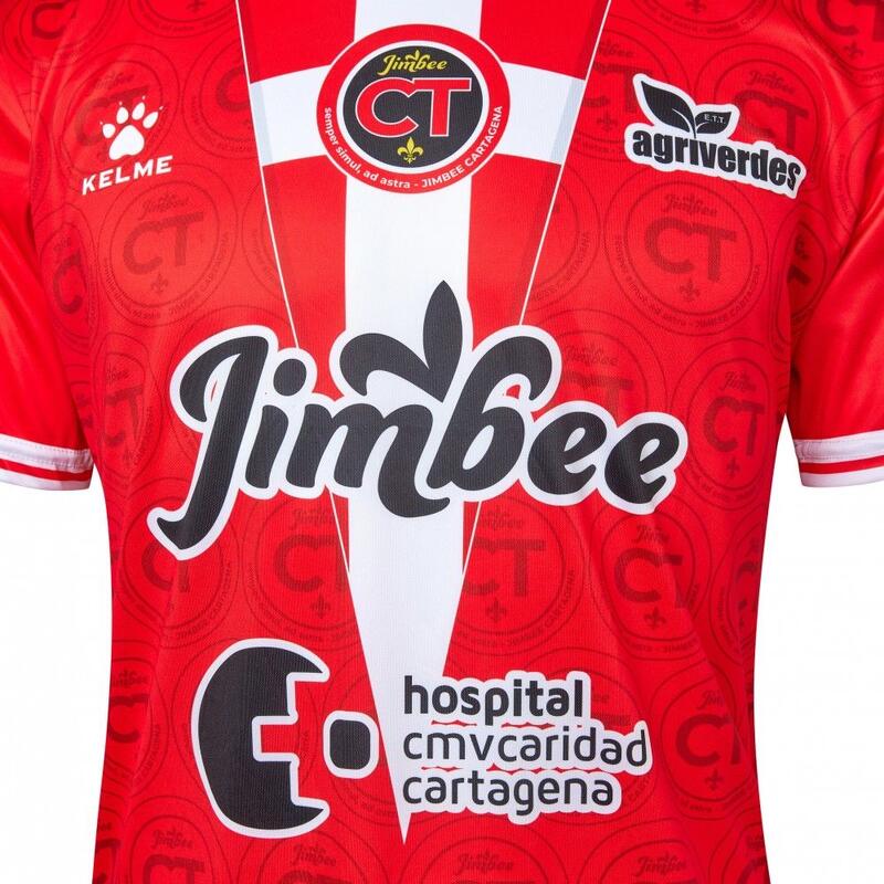 Camiseta Roja Jimbee Cartagena 22/23 Kelme Rojo