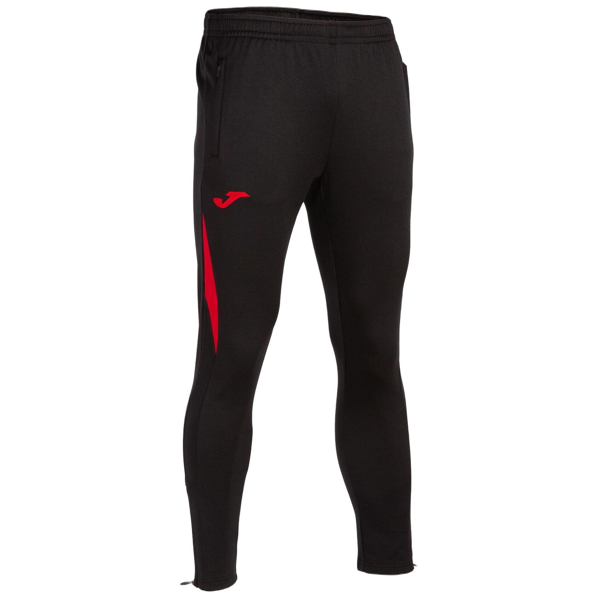 Joma - Pantalon Football Homme Joma Championship Vii Noir - Pantalons - Noir|rouge - 40 M - Decathlon