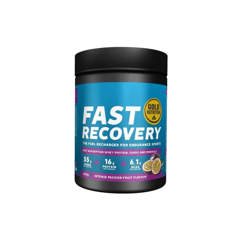 Pudra refacere dupa efort, GoldNutrition, Fast Recovery, Fructul pasiunii, 600 g