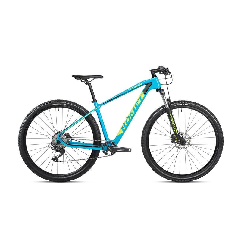 Bicicleta MTB XC ROMET Monsun LTD Turcoaz/Lime 2023