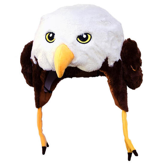 Couvre casque peluche Aigle