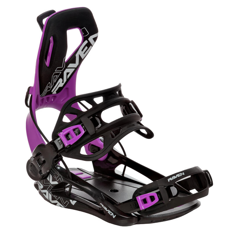 Fijaciones de snowboard Fastec FT360 Fucsia/Negro