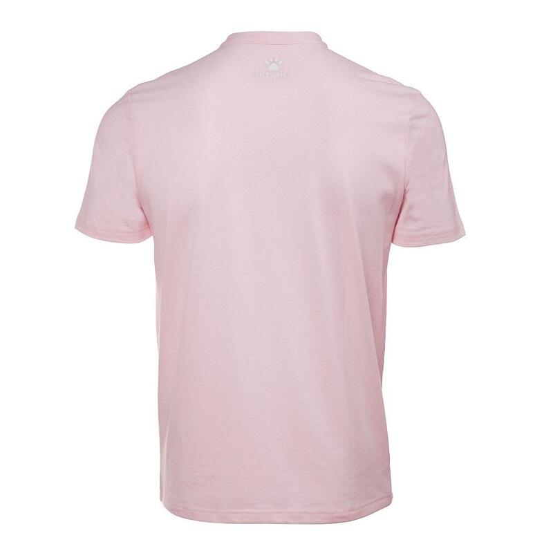 Camiseta Manga Corta Kelme Camiseta College Hombre En Color Rosa