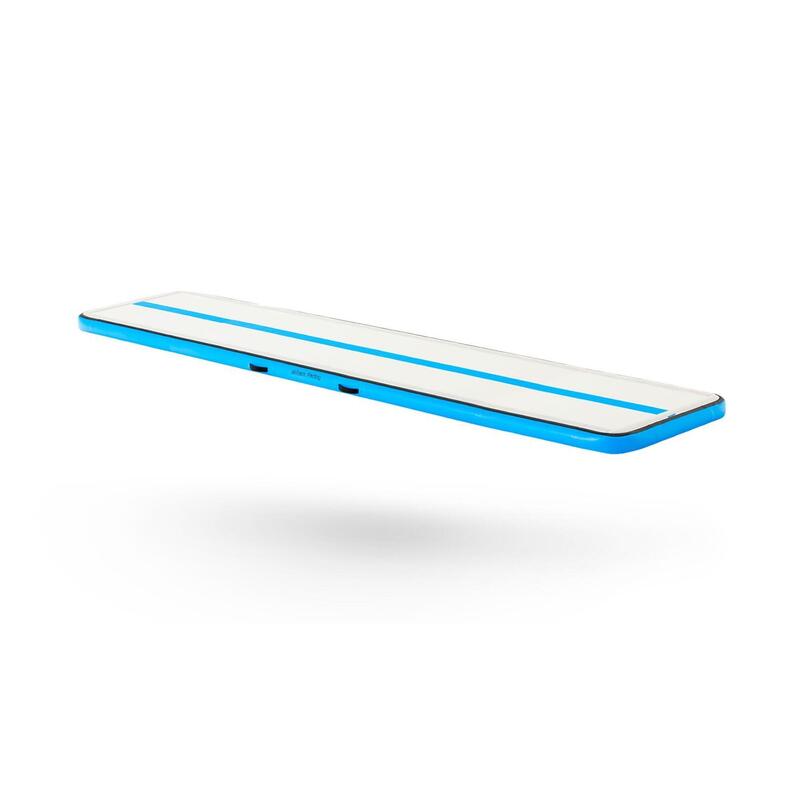 Opblaasbare turn-gymnastiek mat AirTrack 500 x 100 x 10 cm blauw
