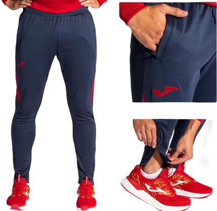 Spodnie sportowe dresowe męskie Joma Championship VII z kieszeniami