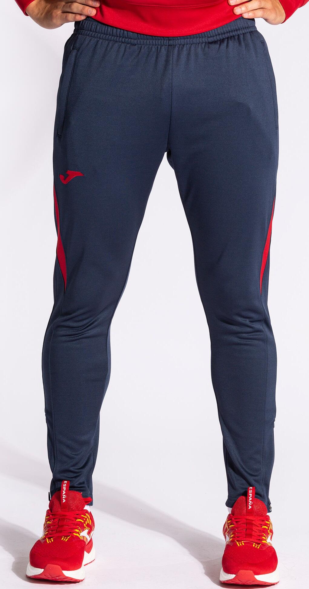Pantalón Largo Fútbol Hombre Joma Championship VII Marino 4/7