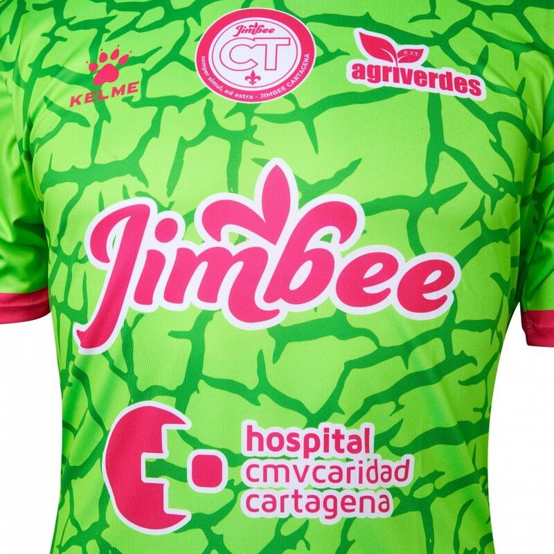 Camiseta Verde Melón Jimbee Cartagena 22/23 Kelme Verde