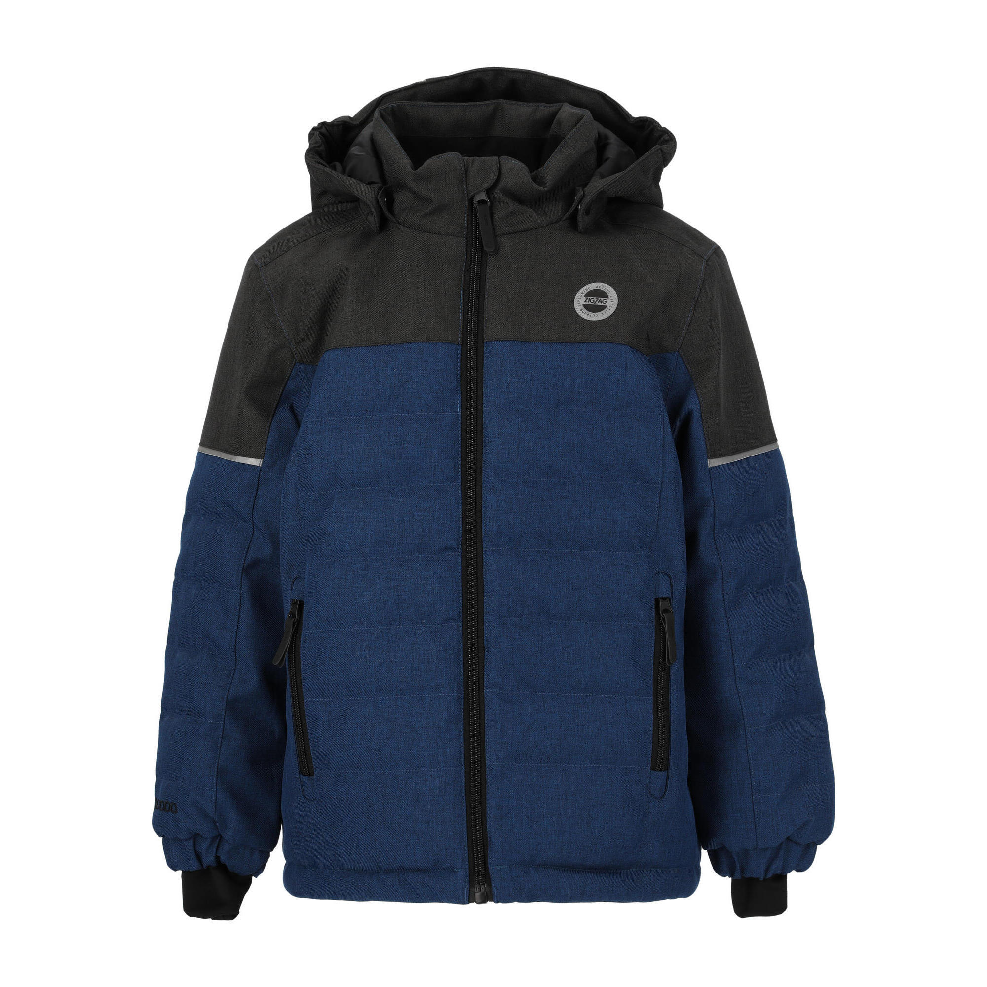 Zigzag - Veste Matelassée Timbuktu - Doudoune Synthétique - Bleu|noir -  4 À 6 Ans - Decathlon