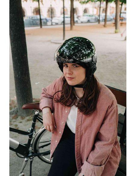 Capacete urbano Jet Cadence Cream com viseira 5/6